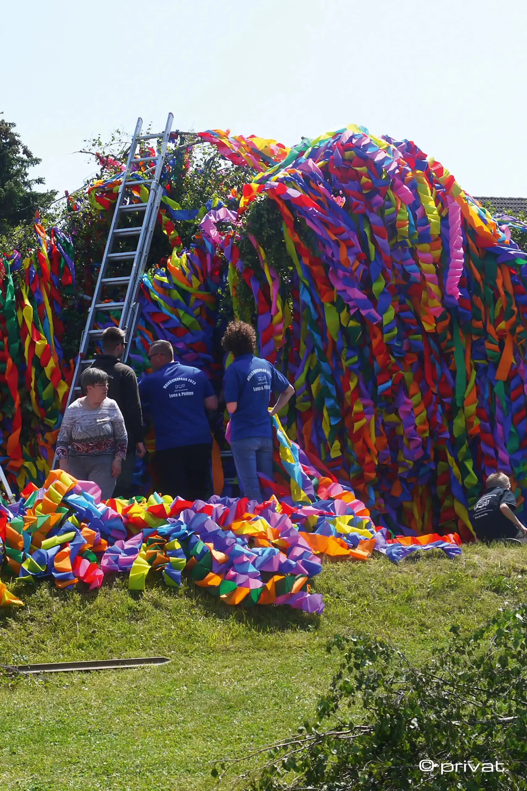 Maibäume im Rheinland